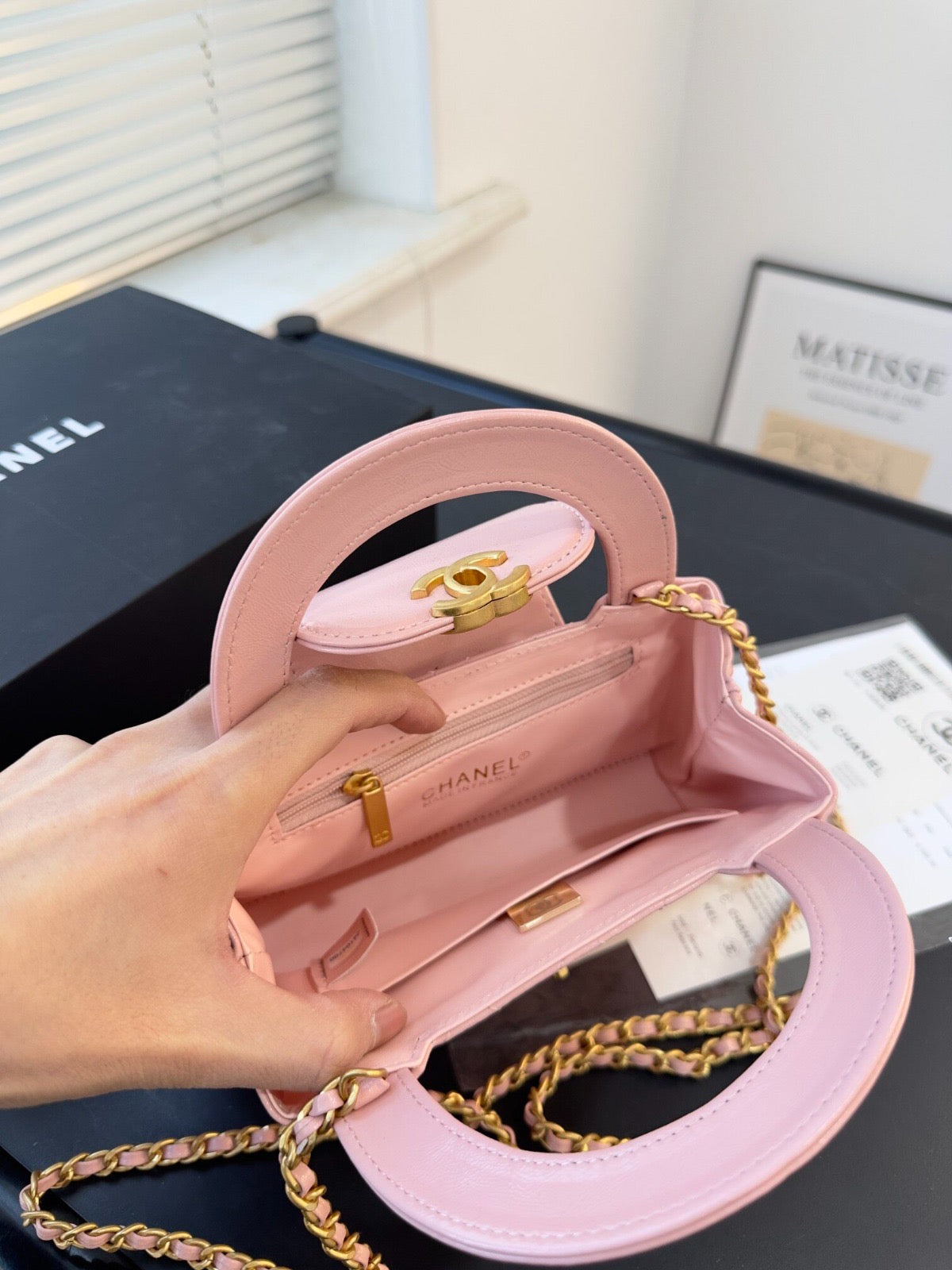 Pink Ch. Kelly Bag