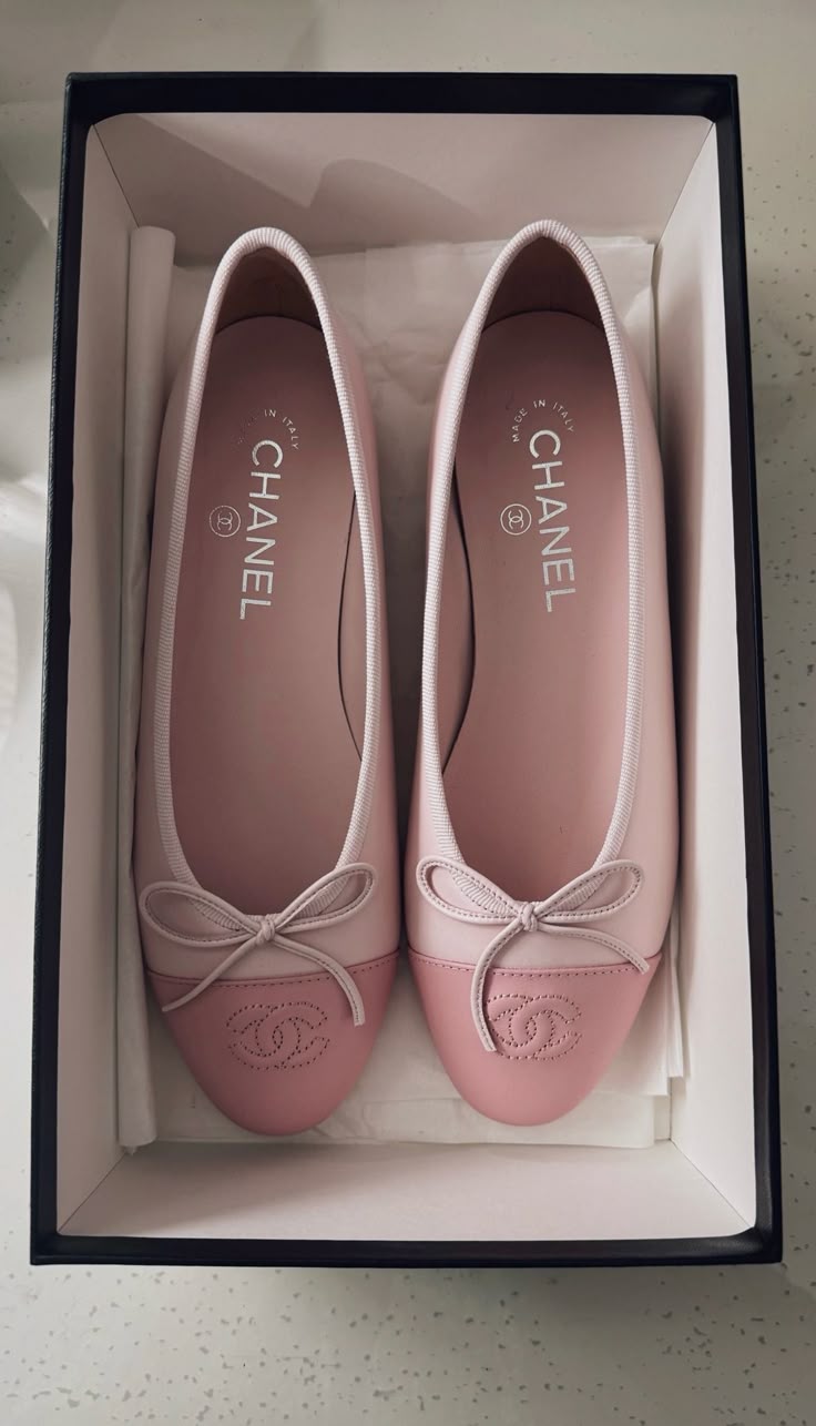 Pink Chanel Ballet Flat