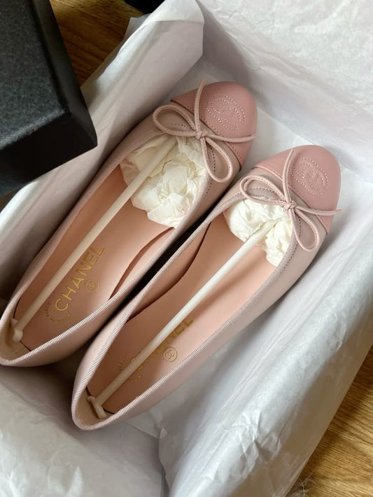 Pink Chanel Ballet Flat