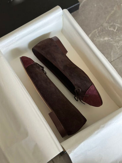 Brown Ch.Ballet Flat