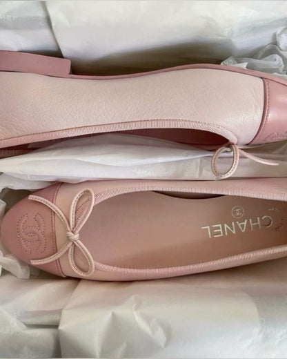 Pink Chanel Ballet Flat