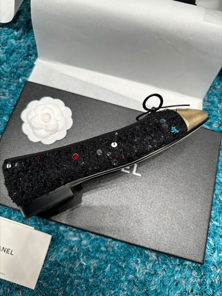 Black Ch.Ballet Flat