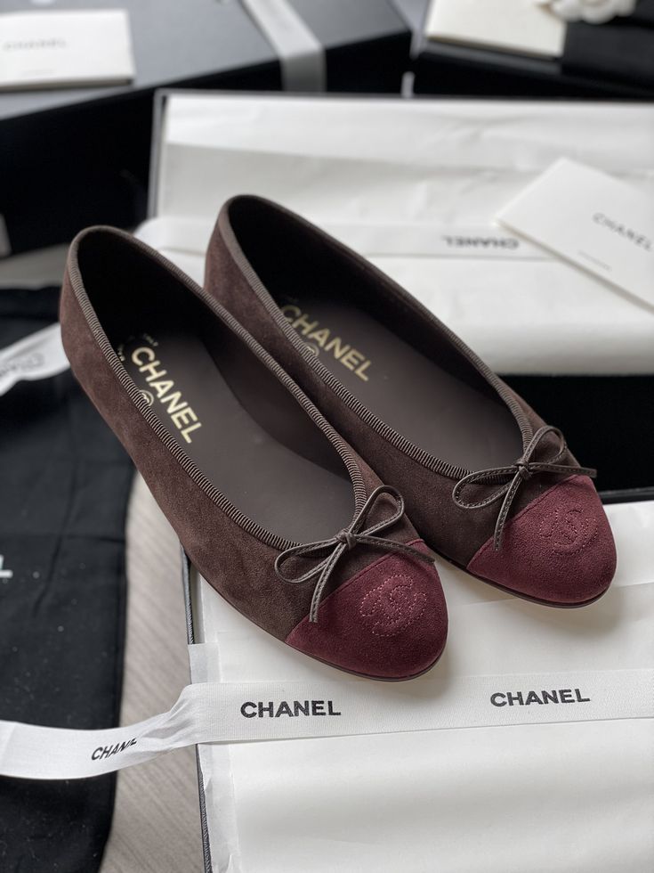 Brown Ch.Ballet Flat