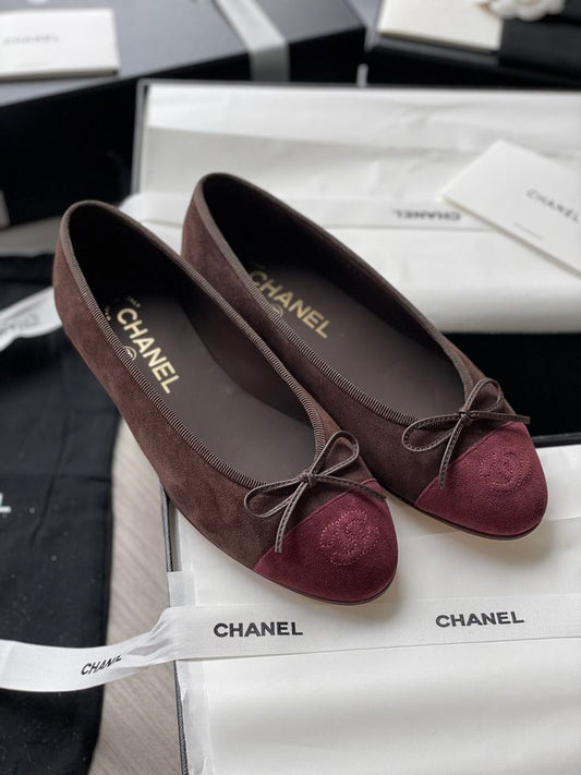 Brown Ch.Ballet Flat