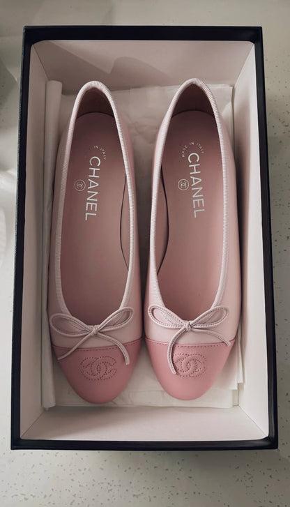 Pink Chanel Ballet Flat